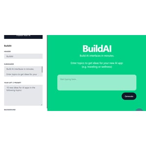 Build AI company image